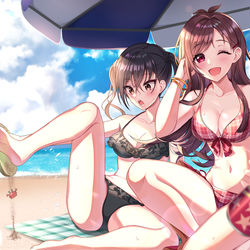 This is a pixiv picture whose title is 海.