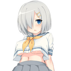 This is a pixiv picture whose title is 浜風.