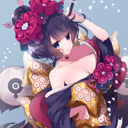 This is a pixiv picture whose title is 第二再臨北斎.
