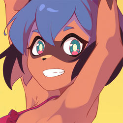 This is a pixiv picture whose title is Summer Tanuki.