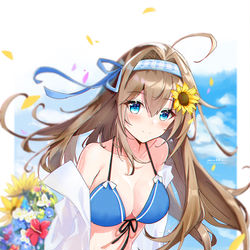 This is a pixiv picture whose title is 水着.