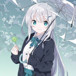 This is a pixiv picture whose title is 🍀.