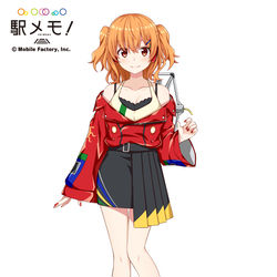 This is a pixiv picture whose title is 【仕事絵】駅メモ！　美々津あさひ.