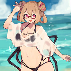 This is a pixiv picture whose title is 水着他.