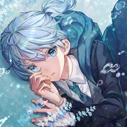 This is a pixiv picture whose title is −.