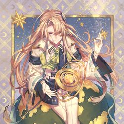 This is a pixiv picture whose title is −.