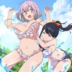 This is a pixiv picture whose title is 水着回.