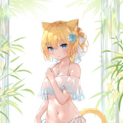 This is a pixiv picture whose title is 夏の日.