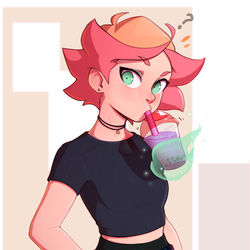 This is a pixiv picture whose title is Amanda Tea.