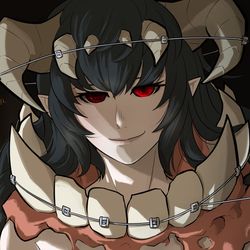 This is a pixiv picture whose title is 矯正悪魔.