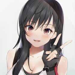 This is a pixiv picture whose title is ティファ.