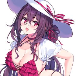 This is a pixiv picture whose title is 水着玉希お姉さん.