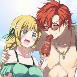 This is a pixiv picture whose title is シルインの夏.