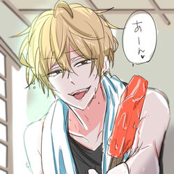 This is a pixiv picture whose title is ひとくちどーぞ.