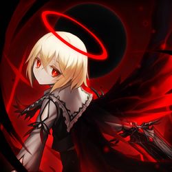 This is a pixiv picture whose title is Red Dark Fantasia.