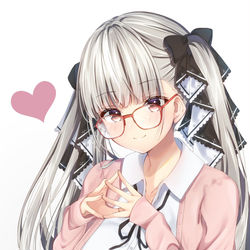 This is a pixiv picture whose title is 制服フォーミダブル＆メガネ.