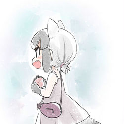 This is a pixiv picture whose title is アライさん夏仕様.