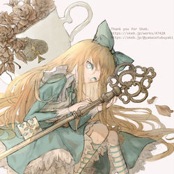 This is a pixiv picture whose title is 不思議の国のアリス.
