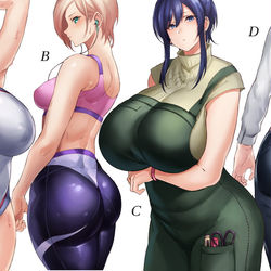 This is a pixiv picture whose title is 体型意識調査.