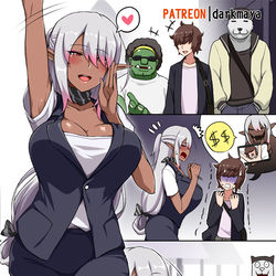 This is a pixiv picture whose title is 好きな同人作家はダークエルフ #2.