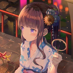 This is a pixiv picture whose title is 夏祭り.
