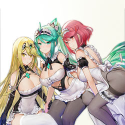 This is a pixiv picture whose title is 摸鱼.