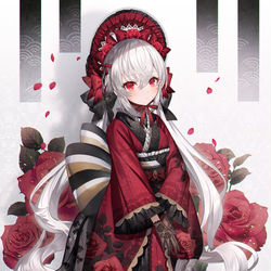 This is a pixiv picture whose title is 和ゴシック.