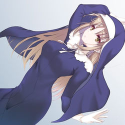 This is a pixiv picture whose title is 神に祈りを.