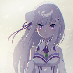 This is a pixiv picture whose title is エミリア.