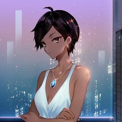 This is a pixiv picture whose title is アビー.