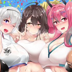 This is a pixiv picture whose title is ユニオっぱい（アメリカン・ドリーム）.