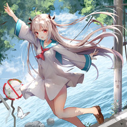 This is a pixiv picture whose title is アトリ.