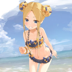 This is a pixiv picture whose title is 水着アビーちゃん.