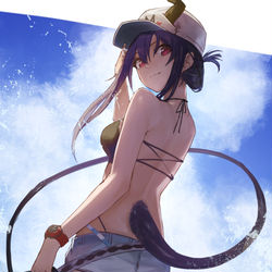 This is a pixiv picture whose title is 観光客の女性Ｃ.
