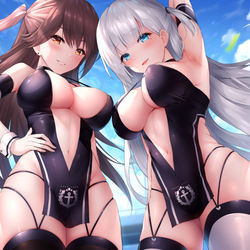 This is a pixiv picture whose title is RQ鶴姉妹.