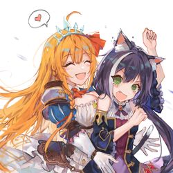 This is a pixiv picture whose title is ペコリーヌとキャル.