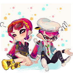 This is a pixiv picture whose title is マイイカとよそのこ詰め11.