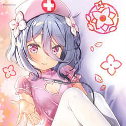 This is a pixiv picture whose title is 痛いの痛いの飛んで行け〜♡.