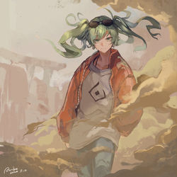 This is a pixiv picture whose title is 砂の惑星.