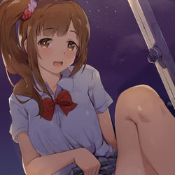 This is a pixiv picture whose title is これから後夜祭だけど行く？　それとも・・・.
