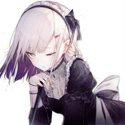 This is a pixiv picture whose title is メイドさん.