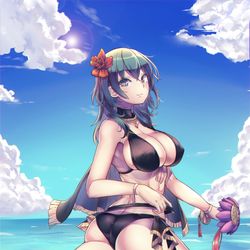This is a pixiv picture whose title is べレス先生　水着.