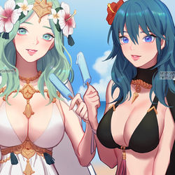 This is a pixiv picture whose title is アイス.