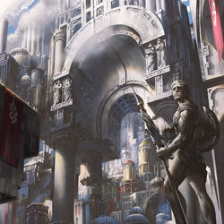 This is a pixiv picture whose title is Hollow Kingdom.