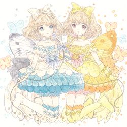 This is a pixiv picture whose title is 双子座のイメージの女の子.