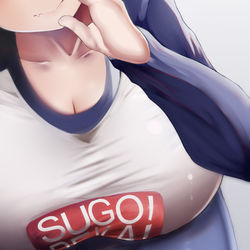 This is a pixiv picture whose title is 宇崎ちゃん.