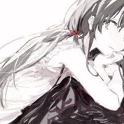 This is a pixiv picture whose title is 雪ノ下.