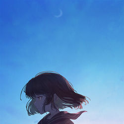 This is a pixiv picture whose title is 明け.