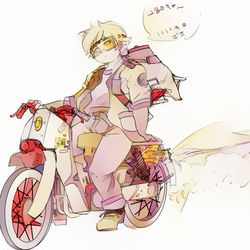 This is a pixiv picture whose title is 長距離郵便局.