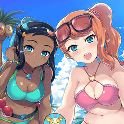 This is a pixiv picture whose title is 夏満喫イヌヌワン.